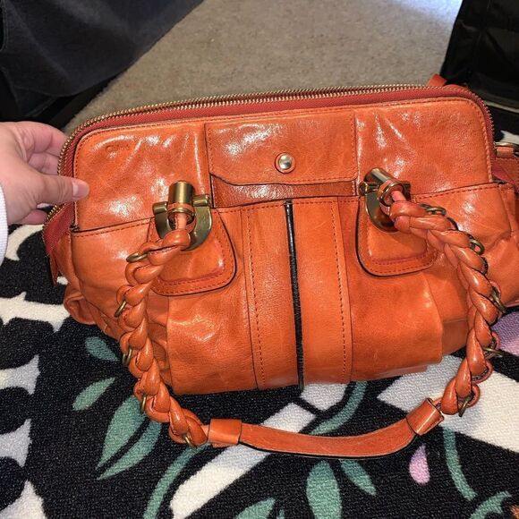 👜 Chloé Leather Heloise Large Satchel 👜 - Picture 1 of 10